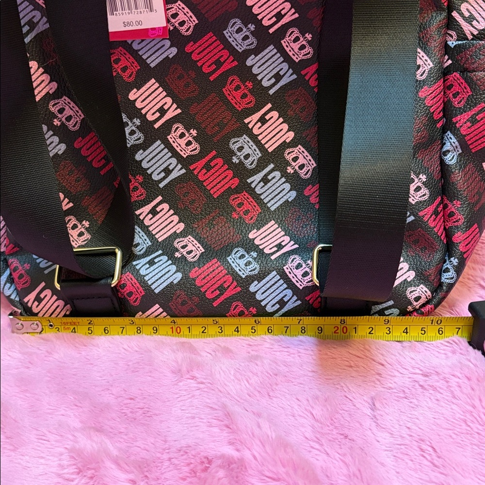 NWT Juicy Couture JC Royal Sport Backpack Multilogo - Picture 7 of 8